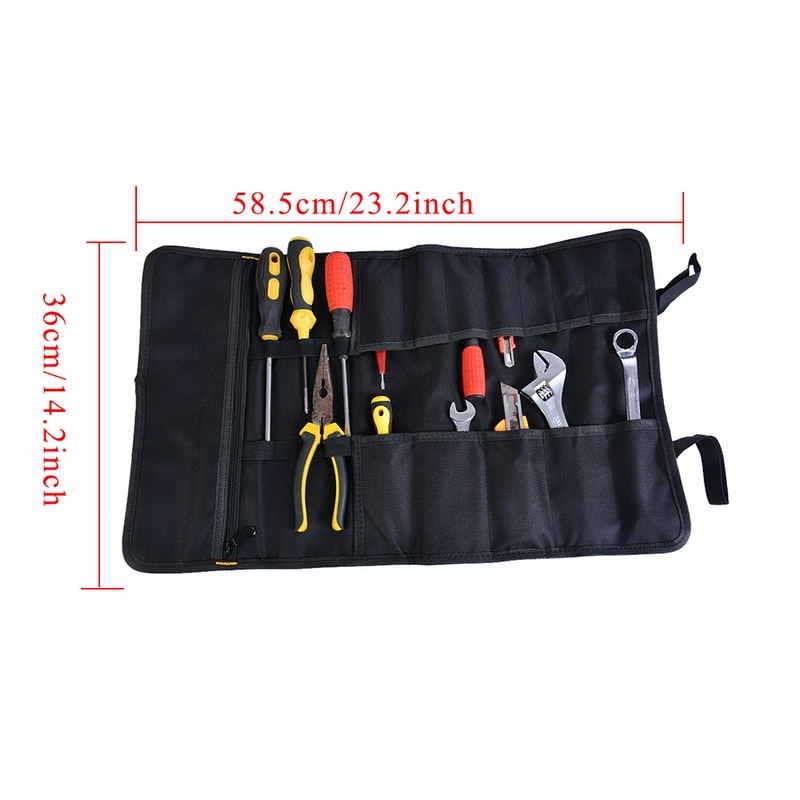 Urijk Multifunction Tool Bags Practical Carrying Handles Roller Bags Oxford Canvas Chisel Electrician Toolkit Instrument Case Urijk Multifunction Tool Bags Practical Carrying Handles Roller Bags Oxford Canvas Chisel Electrician Toolkit Instrument Case Ships From : China|United States