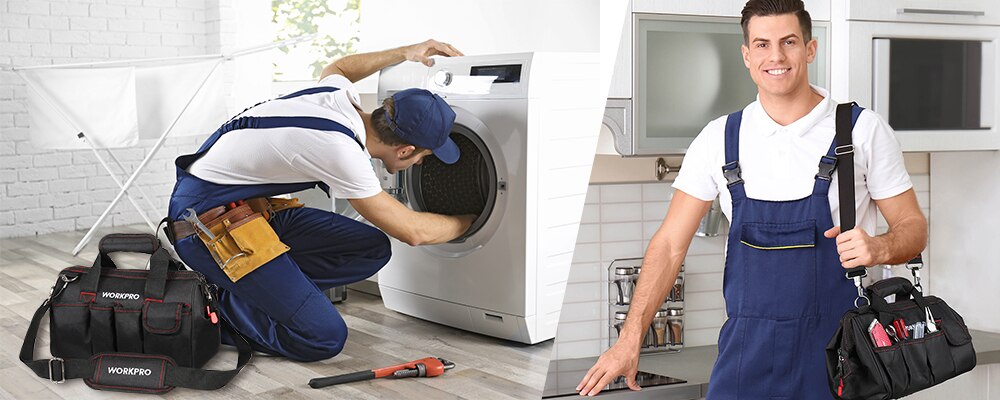 WORKPRO 12 inch Tool Bag 600D Polyester Electrician Shoulder Bag Tool Kits Bag WORKPRO 12 inch Tool Bag 600D Polyester Electrician Shoulder Bag Tool Kits Bag