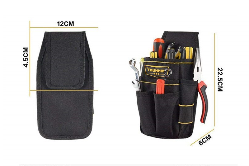 Baffect Tool Bag 600D Oxford Tool Belt for Electrician Technician Waist Pocket Pouch Small Tool Bag With Belt Screwdriver Holder Baffect Tool Bag 600D Oxford Tool Belt for Electrician Technician Waist Pocket Pouch Small Tool Bag With Belt Screwdriver Holder