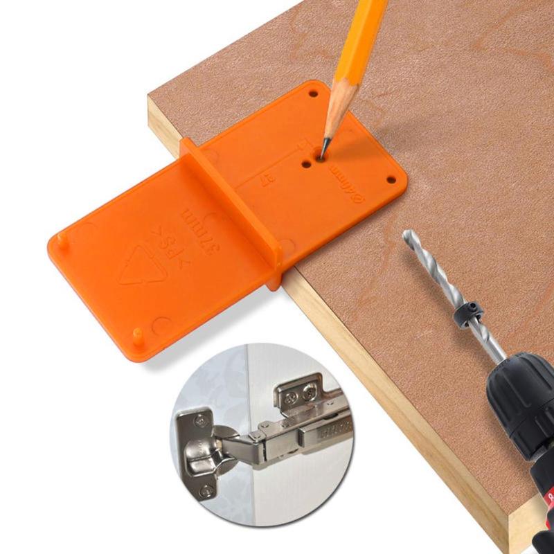 35/40mm Hole Locator Cabinets Woodworking Tools Door Woodworking Punch Hinge Drill Hole Opener Drill Bit Guide Drill Hole Tools 35/40mm Hole Locator Cabinets Woodworking Tools Door Woodworking Punch Hinge Drill Hole Opener Drill Bit Guide Drill Hole Tools Color : orange|Black|Blue