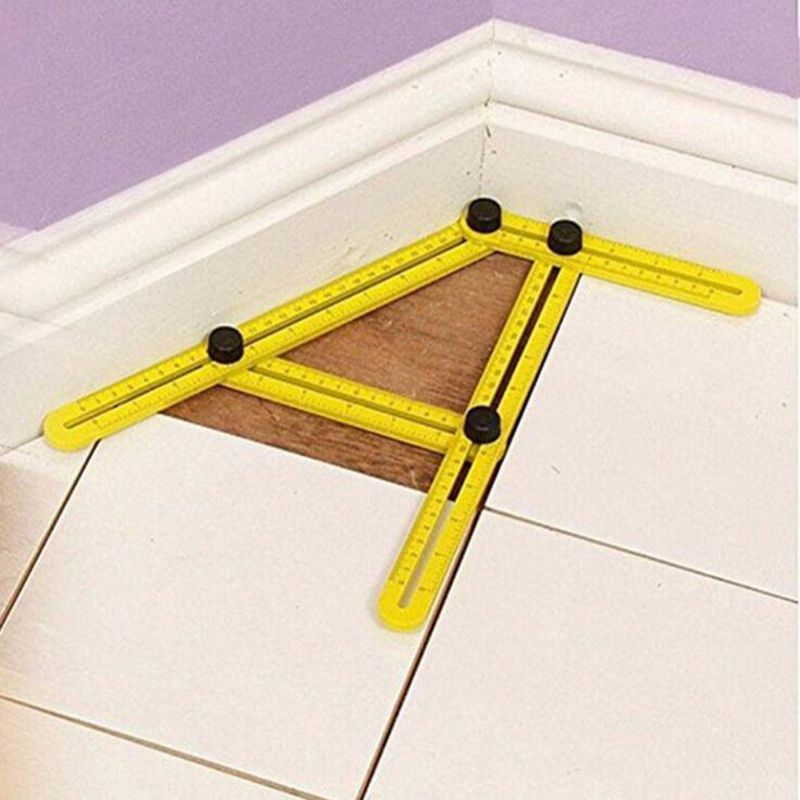 Professional Template Tool Angle Measuring Protractor Multi-Angle Ruler Builders Craftsmen Engineers Layout Professional Template Tool Angle Measuring Protractor Multi-Angle Ruler Builders Craftsmen Engineers Layout Color : Red|Blue|Yellow|Other
