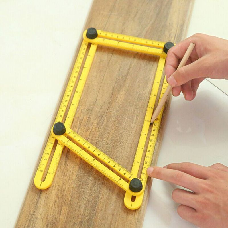 Professional Template Tool Angle Measuring Protractor Multi-Angle Ruler Builders Craftsmen Engineers Layout Professional Template Tool Angle Measuring Protractor Multi-Angle Ruler Builders Craftsmen Engineers Layout Color : Red|Blue|Yellow|Other