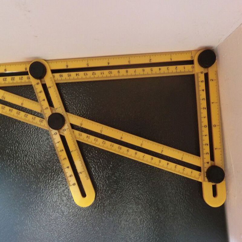 Professional Template Tool Angle Measuring Protractor Multi-Angle Ruler Builders Craftsmen Engineers Layout Professional Template Tool Angle Measuring Protractor Multi-Angle Ruler Builders Craftsmen Engineers Layout Color : Red|Blue|Yellow|Other