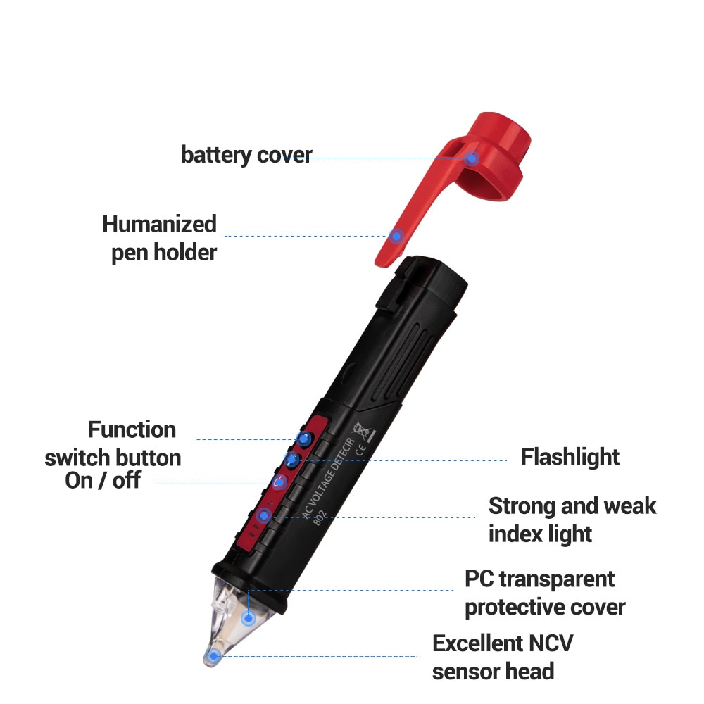2019 New Digital 12-1000V AC Voltage Detectors Non-Contact Tester Pen Tester Meter Volt Current Electric Test Pencil 2019 New Digital 12-1000V AC Voltage Detectors Non-Contact Tester Pen Tester Meter Volt Current Electric Test Pencil Color : as shown 1|as shown 2|as shown 3
